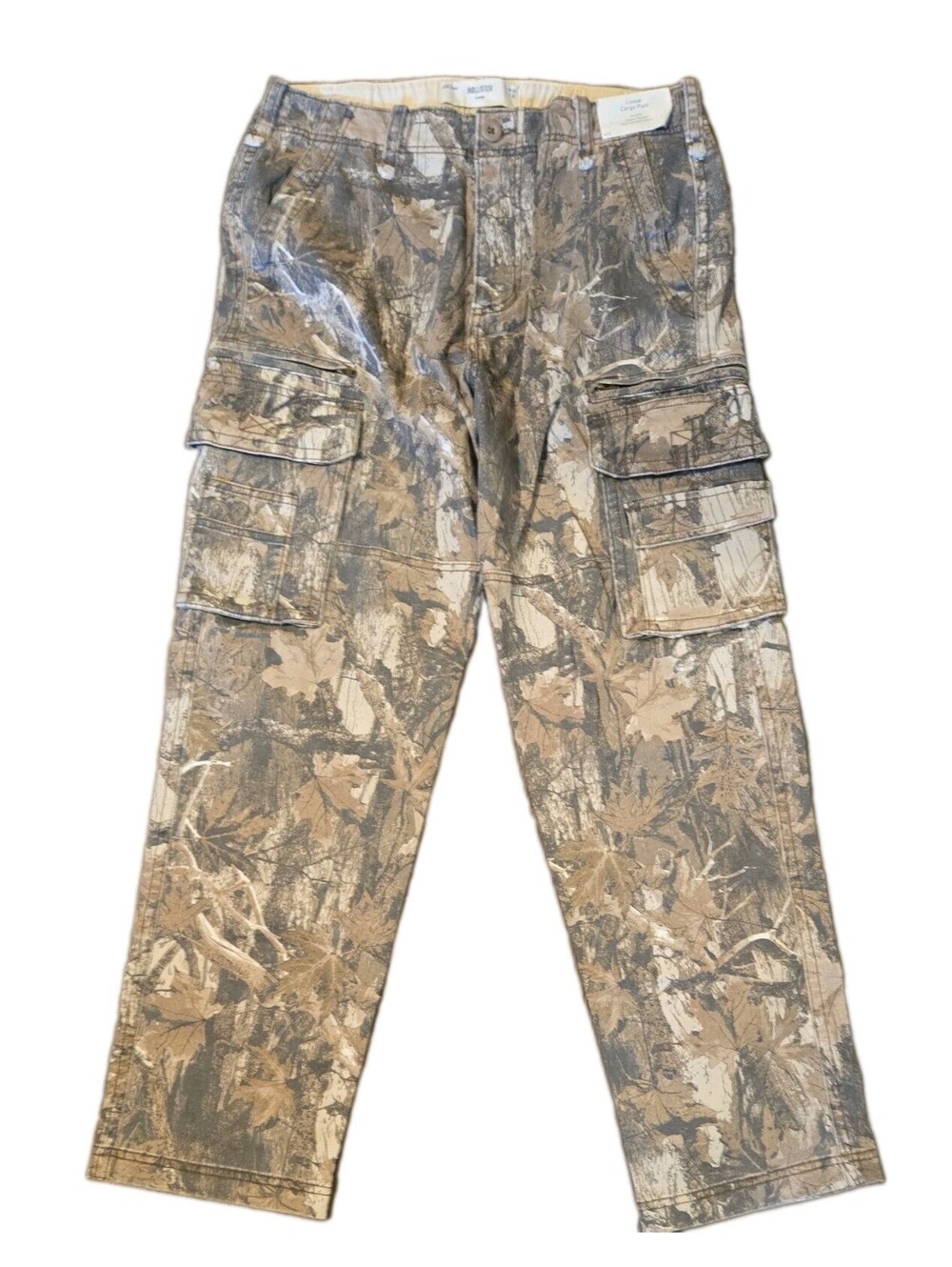 Nwt Hollister Loose Cargo Camo Mens Pants  32x30 Y2k